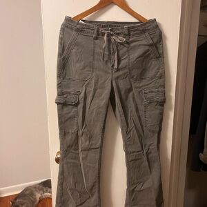 American Eagle Outfitters Women's Gray Straight Leg Jeans